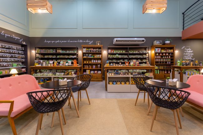 Interiores Mercearia Grãos da Ilha